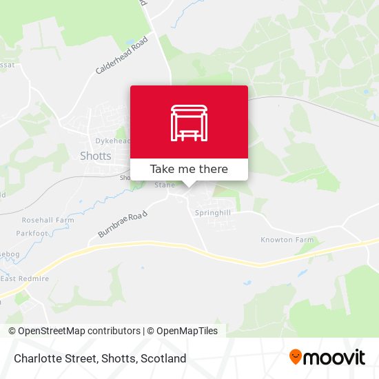 Charlotte Street, Shotts map