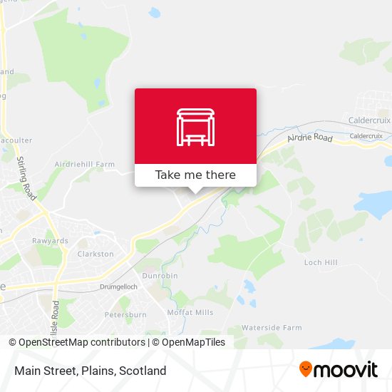 Main Street, Plains map