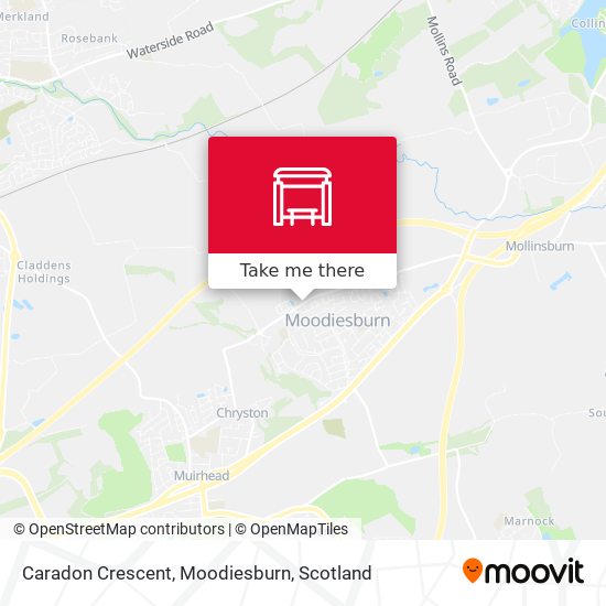 Caradon Crescent, Moodiesburn map