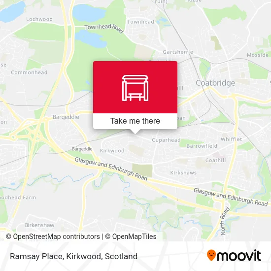 Ramsay Place, Kirkwood map