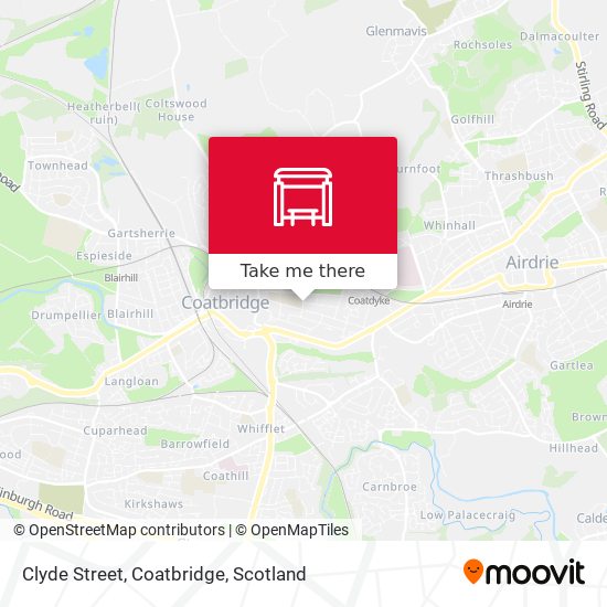 Clyde Street, Coatbridge map