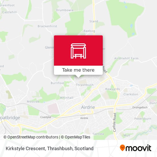 Kirkstyle Crescent, Thrashbush map
