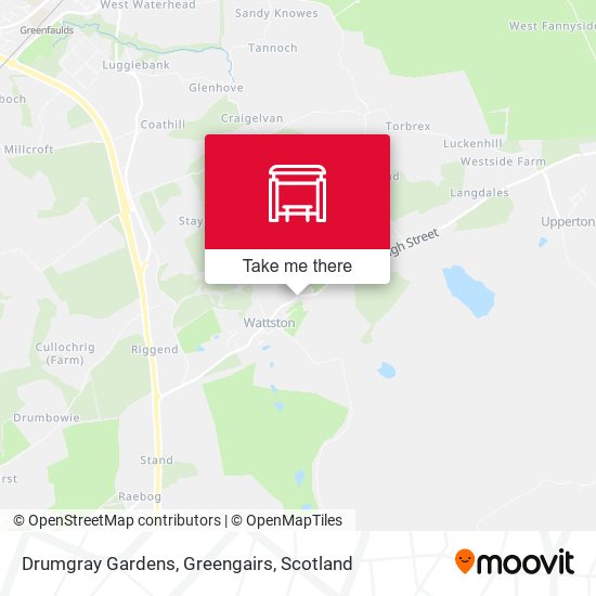 Drumgray Gardens, Greengairs map