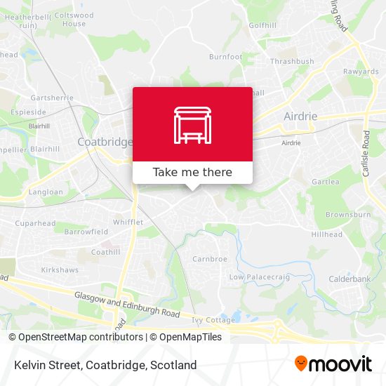 Kelvin Street, Coatbridge map