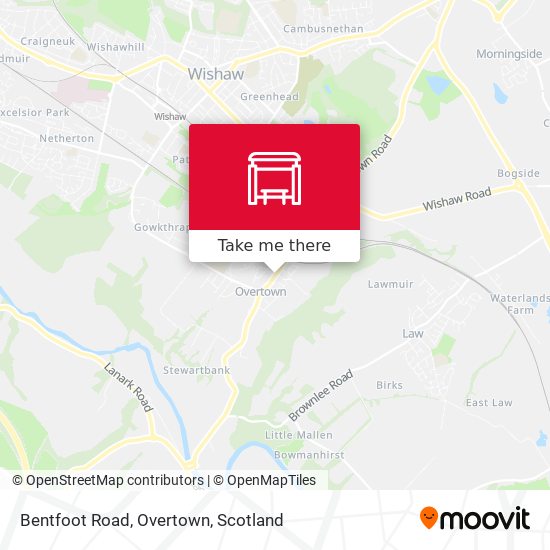Bentfoot Road, Overtown map