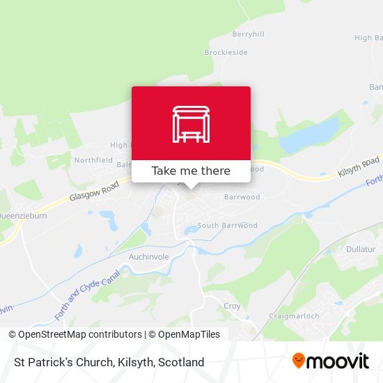 St Patrick's Church, Kilsyth map