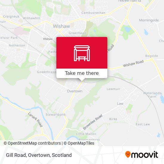 Gill Road, Overtown map