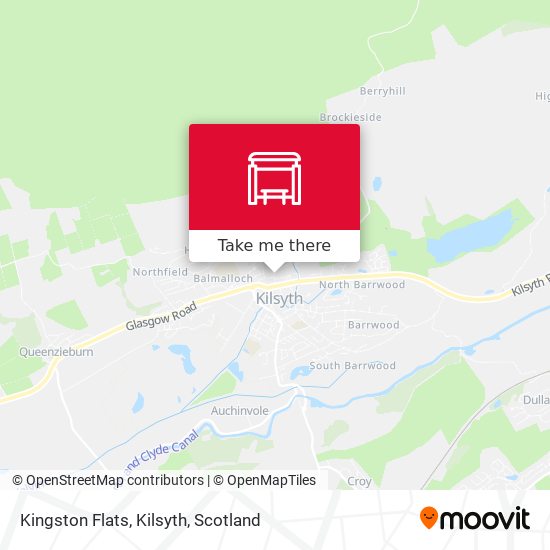 Kingston Flats, Kilsyth map