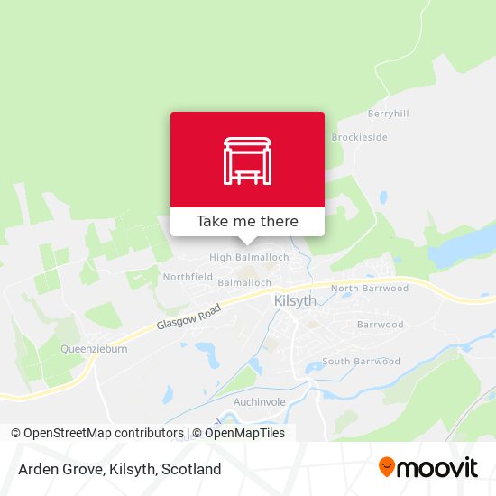 Arden Grove, Kilsyth map