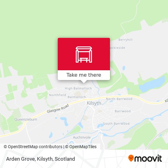Arden Grove, Kilsyth map