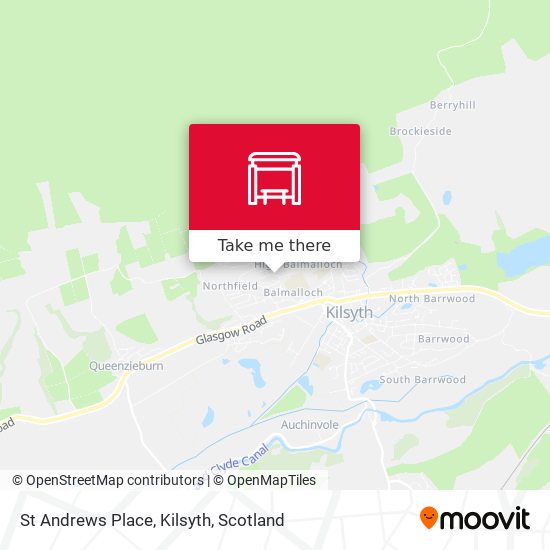 St Andrews Place, Kilsyth map