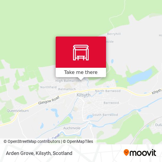 Arden Grove, Kilsyth map