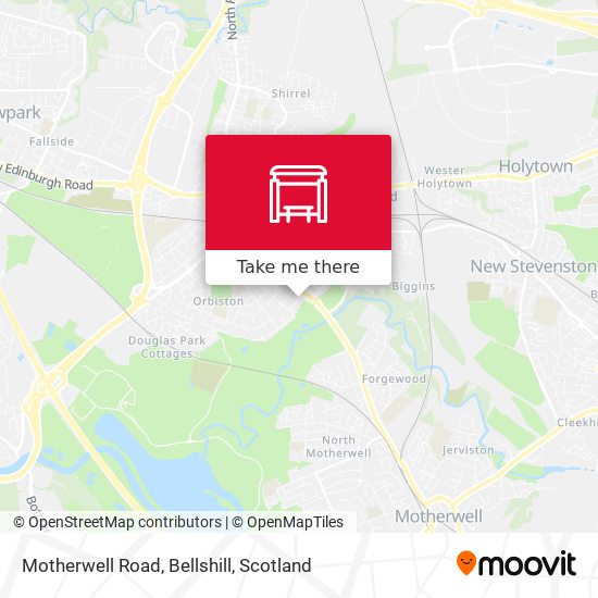 Motherwell Road, Bellshill map