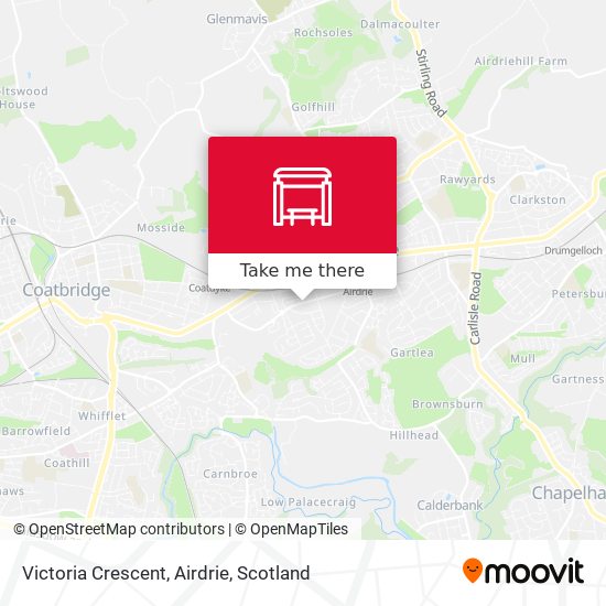 Victoria Crescent, Airdrie map