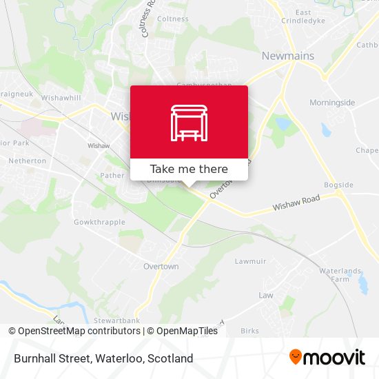 Burnhall Street, Waterloo map
