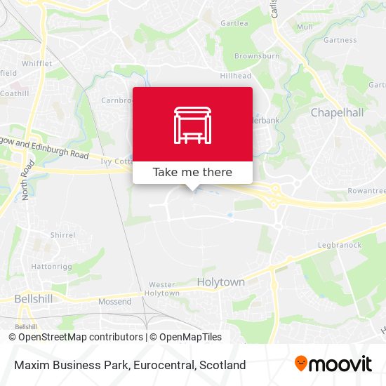 Maxim Business Park, Eurocentral map