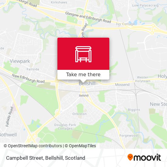 Campbell Street, Bellshill map