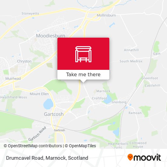 Drumcavel Road, Marnock map