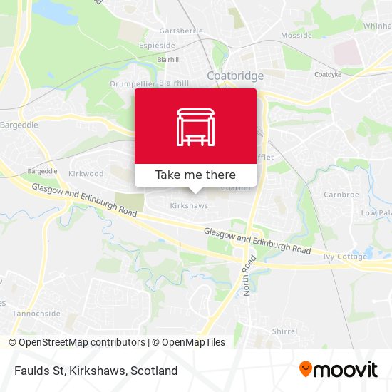 Faulds St, Kirkshaws map