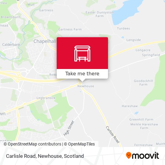 Carlisle Road, Newhouse map