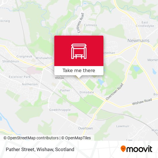 Pather Street, Wishaw map