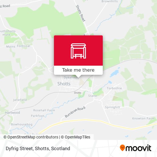 Dyfrig Street, Shotts map