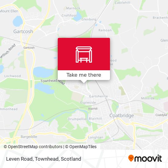 Leven Road, Townhead map