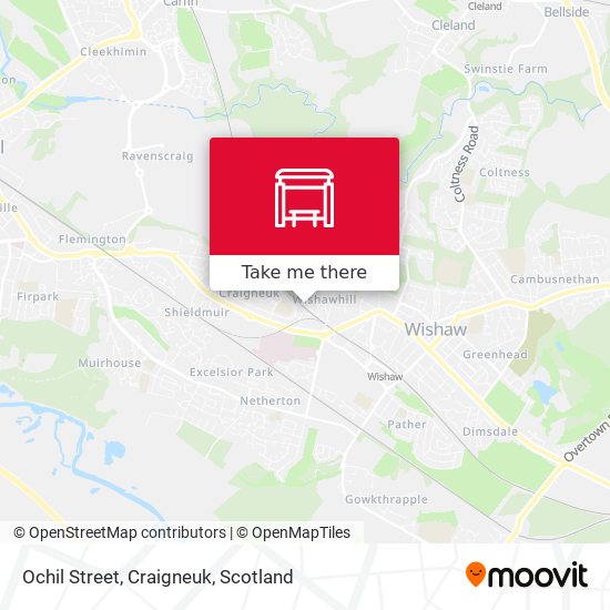 Ochil Street, Craigneuk map