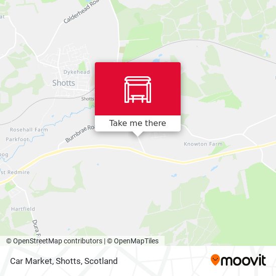 Car Market, Shotts map