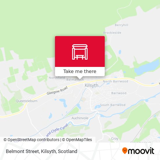 Belmont Street, Kilsyth map