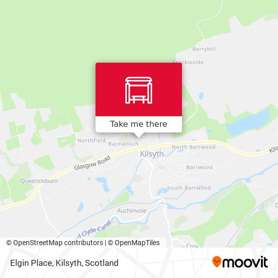 Elgin Place, Kilsyth map