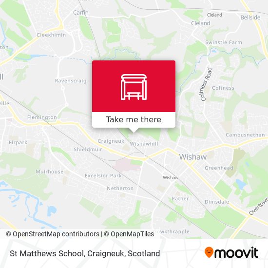 St Matthews School, Craigneuk map