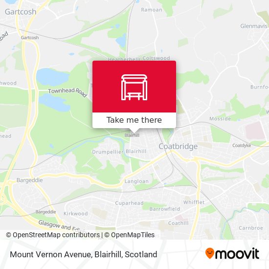 Mount Vernon Avenue, Blairhill map