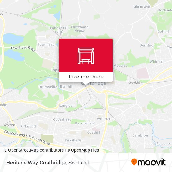 Heritage Way, Coatbridge map