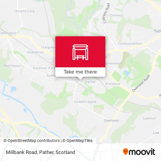 Millbank Road, Pather map
