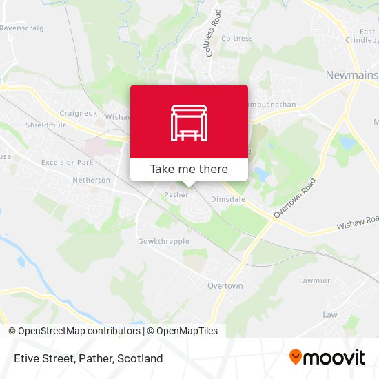 Etive Street, Pather map