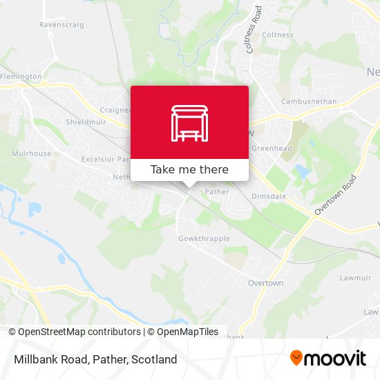 Millbank Road, Pather map