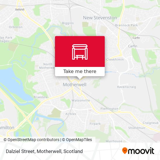 Dalziel Street, Motherwell map