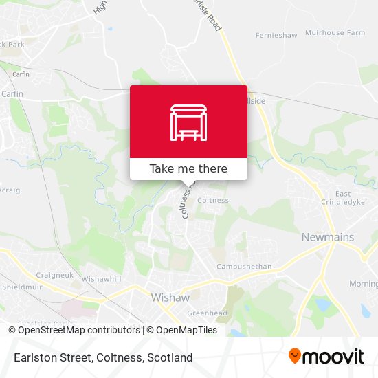 Earlston Street, Coltness map