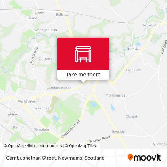 Cambusnethan Street, Newmains map