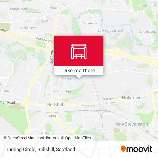 Turning Circle, Bellshill map