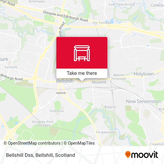 Bellshill Dss, Bellshill map