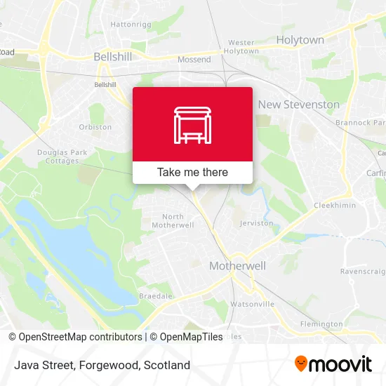 Java Street, Forgewood map