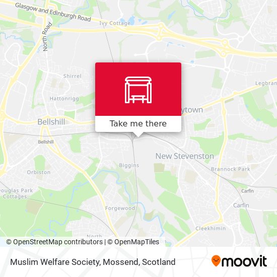 Muslim Welfare Society, Mossend map