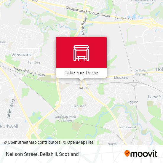 Neilson Street, Bellshill map