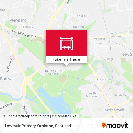 Lawmuir Primary, Orbiston map