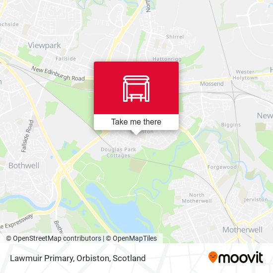 Lawmuir Primary, Orbiston map