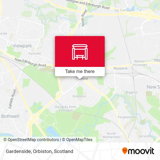 Gardenside, Orbiston map