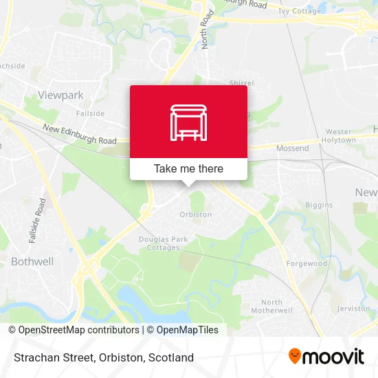Strachan Street, Orbiston map