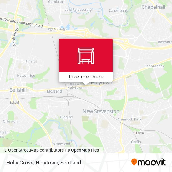 Holly Grove, Holytown map